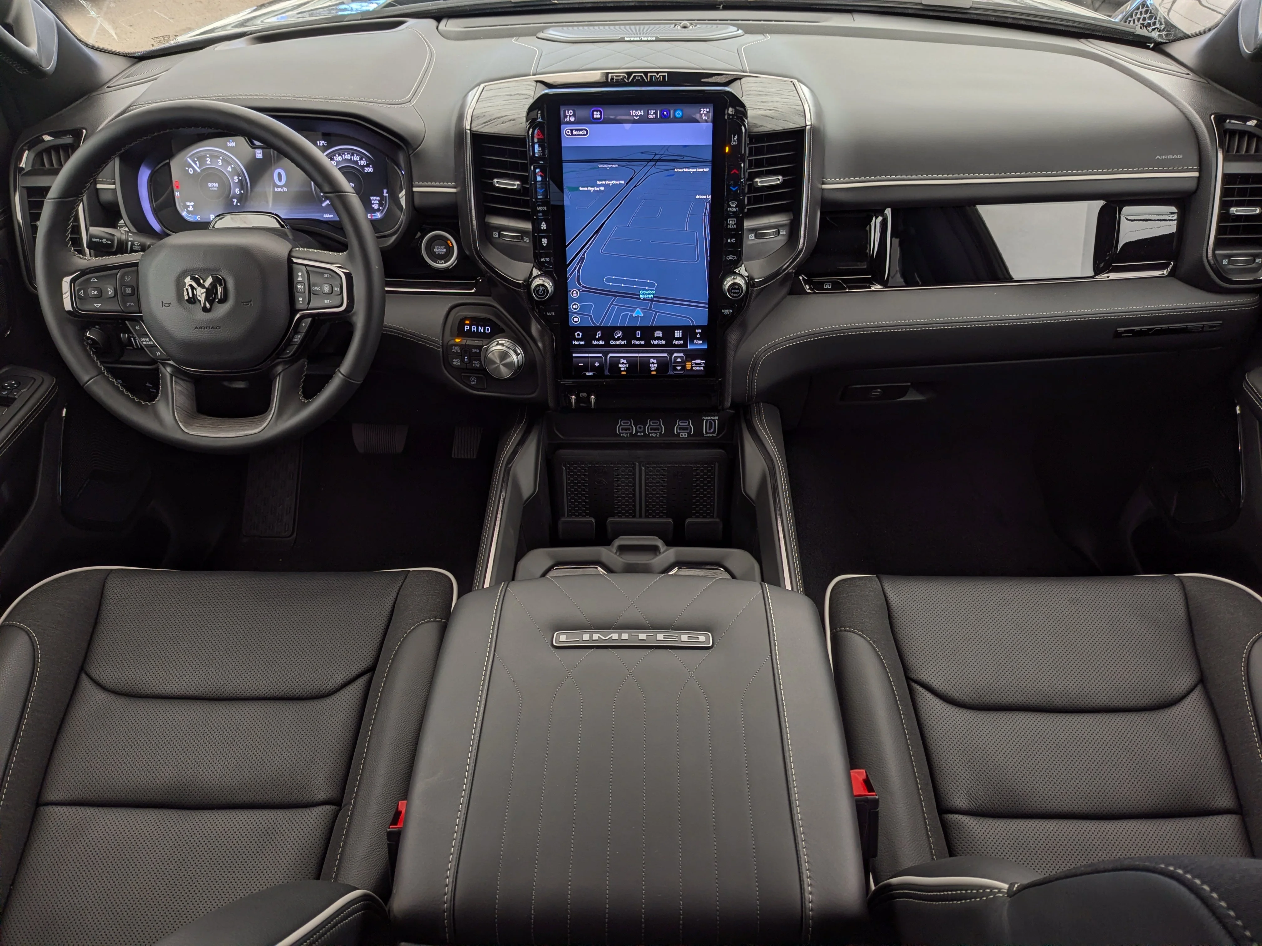 New 2026 Black RAM Limited - - 5.7L HEMI V8 - Pano Sunroof - Limited Lvl A Grp - Trailer Brake Ctrl & More! image 26