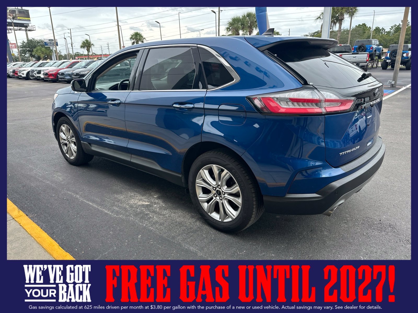 New 2023 Blue Ford Titanium image 6