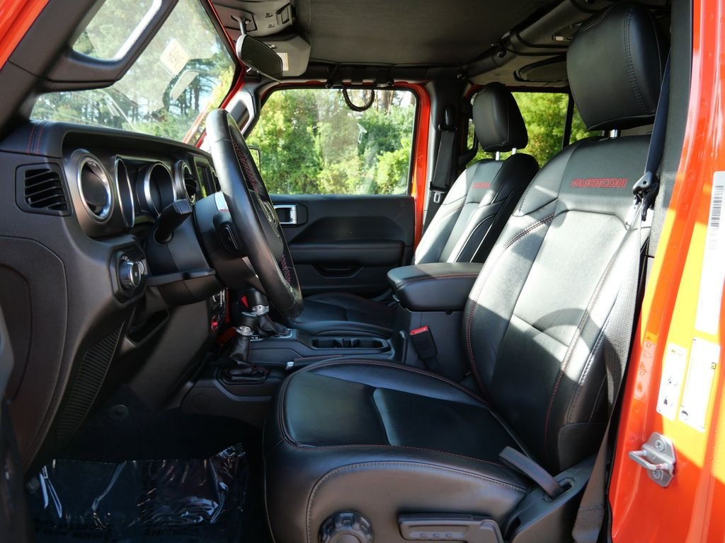 Used 2018 Orange Jeep Unlimited Rubicon image 21