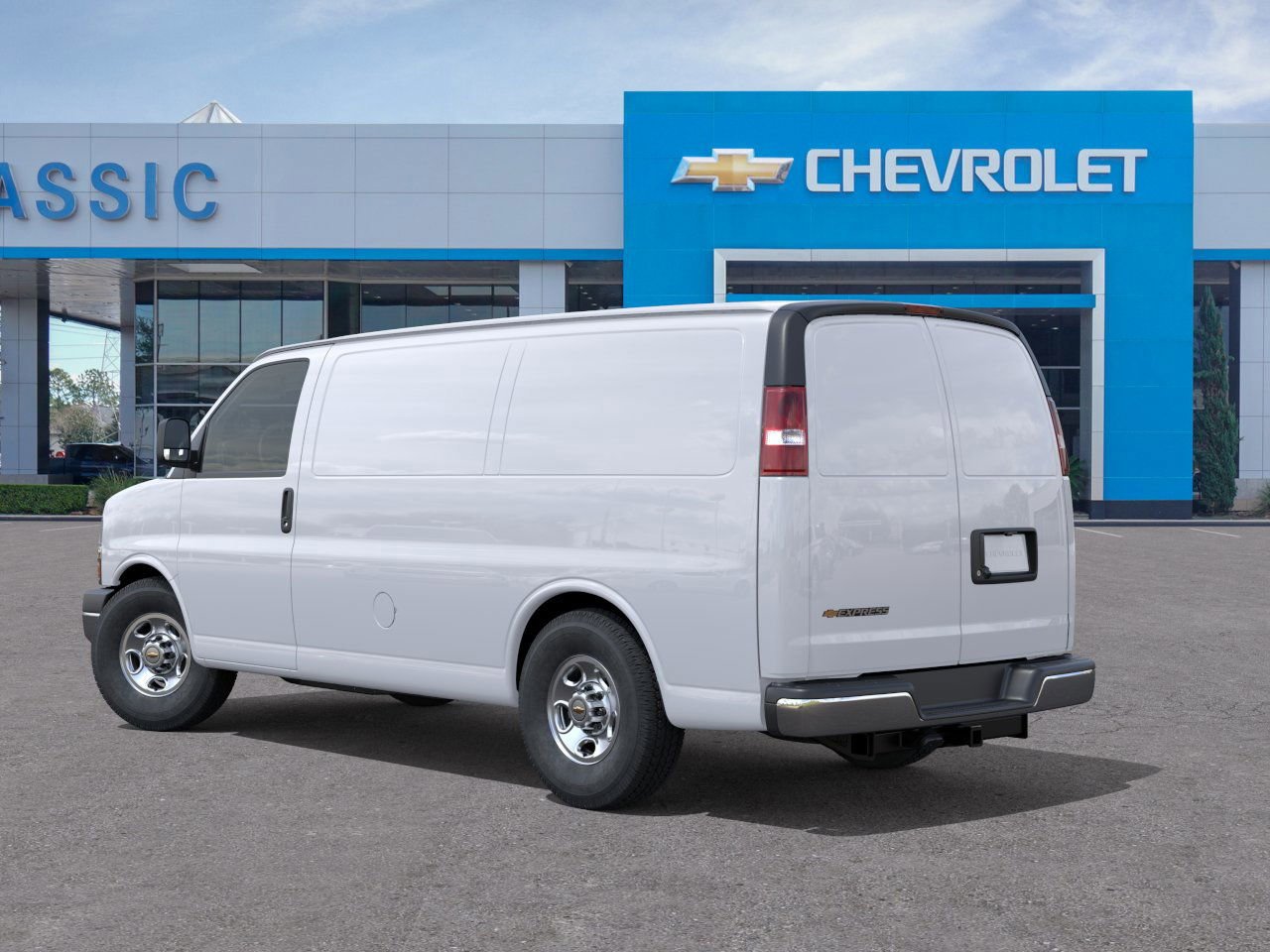 2026 Chevrolet Express Cargo WT White at Classic Elite Chevrolet Hwy 6