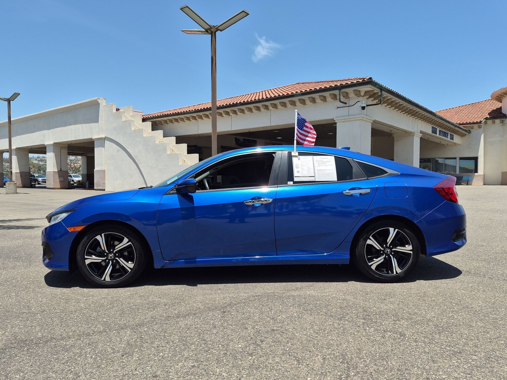 Used 2016 Honda Civic Touring with VIN 2HGFC1F94GH638465 for sale in San Juan Capistrano, CA