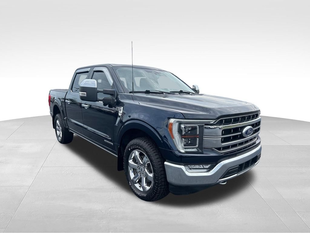Used 2021 Blue Ford Lariat image 7