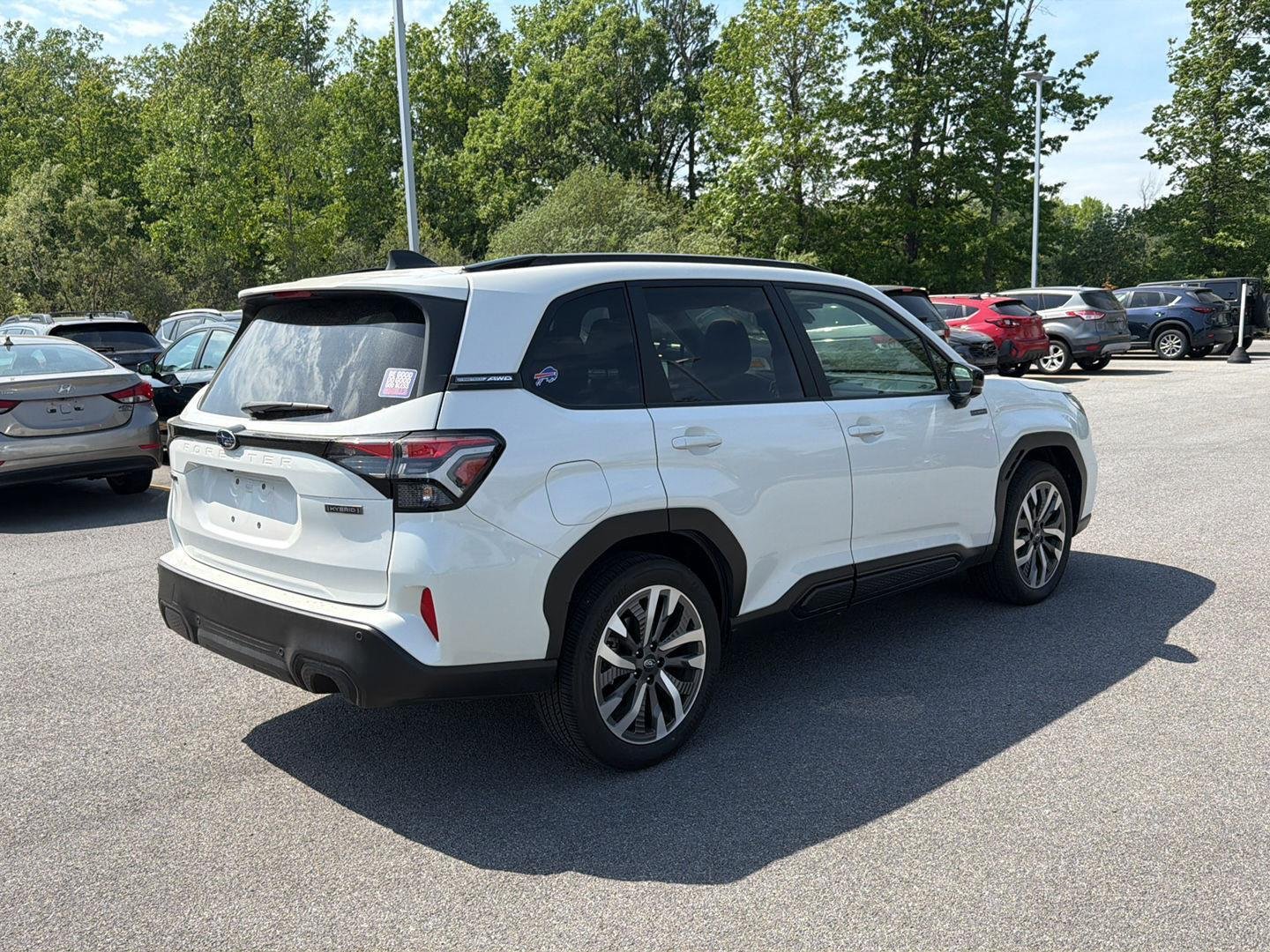 Used 2025 Crystal White Pearl Subaru Touring Hybrid image 4