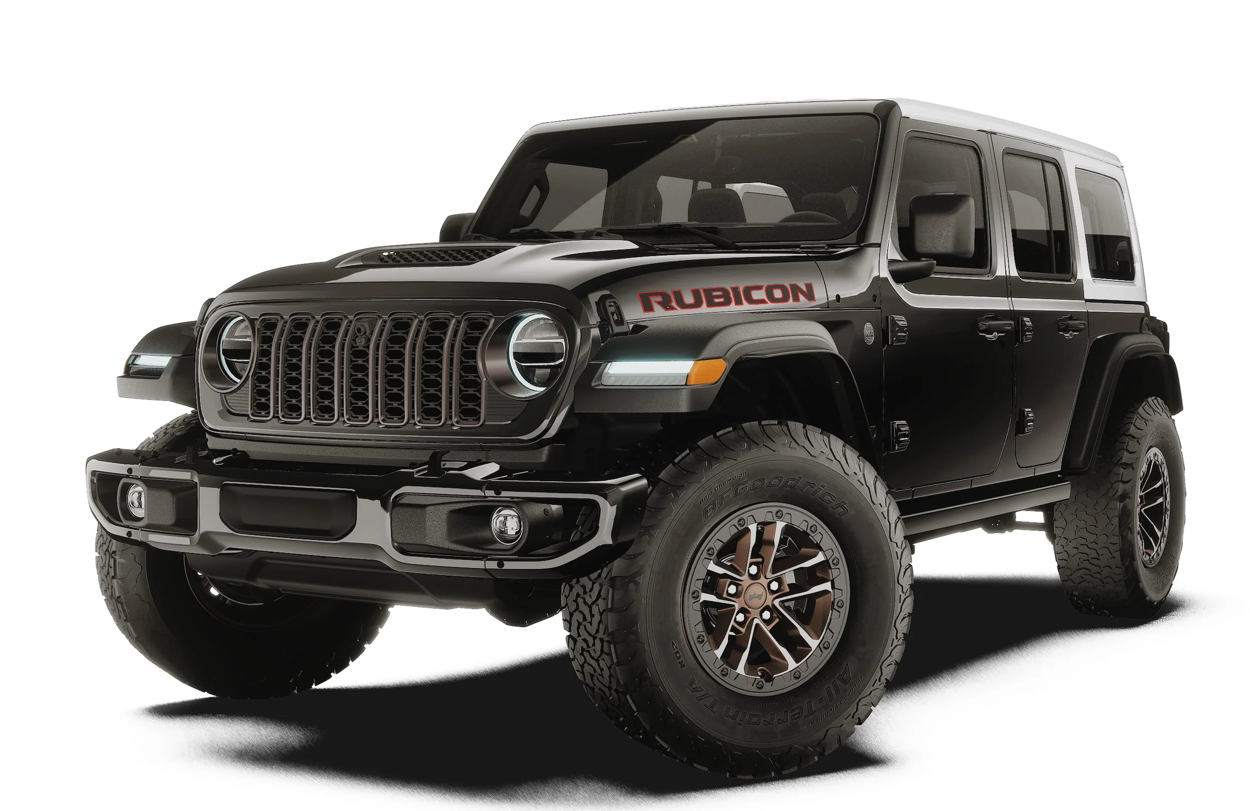 New 2027 Bright White Clear-Coat Paint Jeep Rubicon X image 13