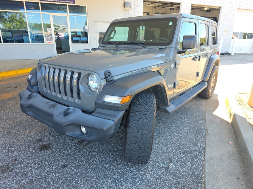 Used 2018 Gray Jeep Unlimited Sport S image 1