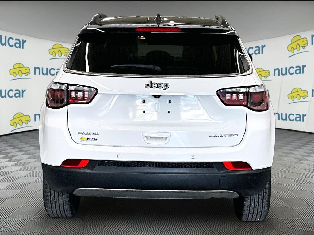 Used 2024 Bright White Clearcoat Jeep Limited image 5