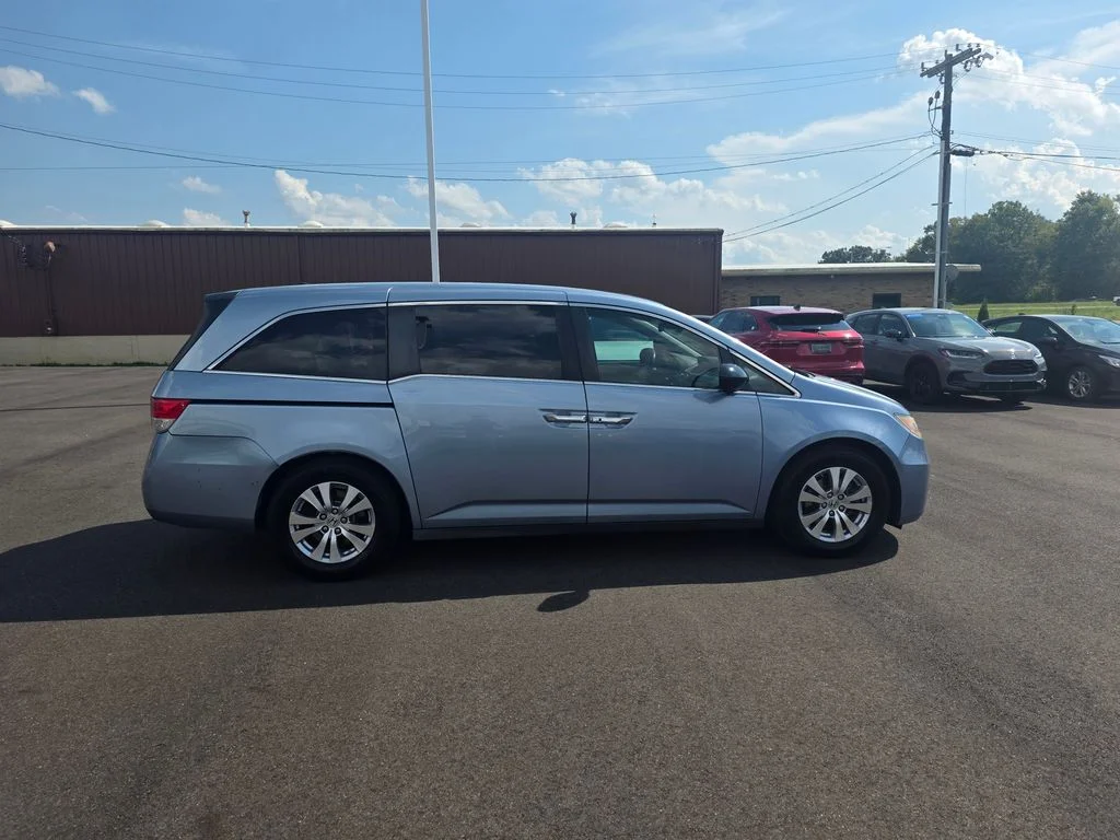 Used 2014 Honda Odyssey EX-L with VIN 5FNRL5H63EB130318 for sale in Dover, OH