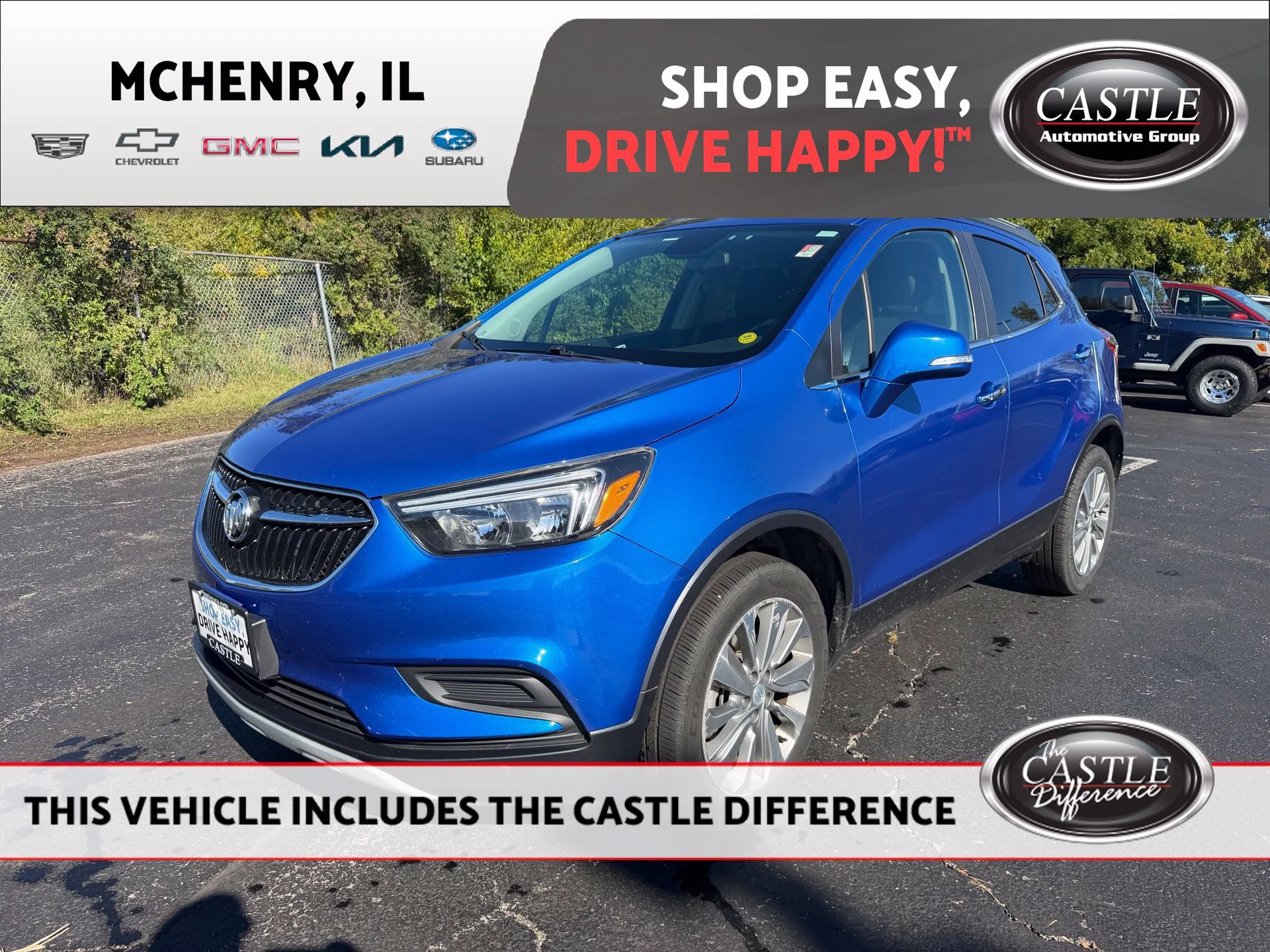 Used 2018 Includes (CM5) Black Carbon Metallic lower exterior accent color, Paint code W700S.) Buick Preferred image 1