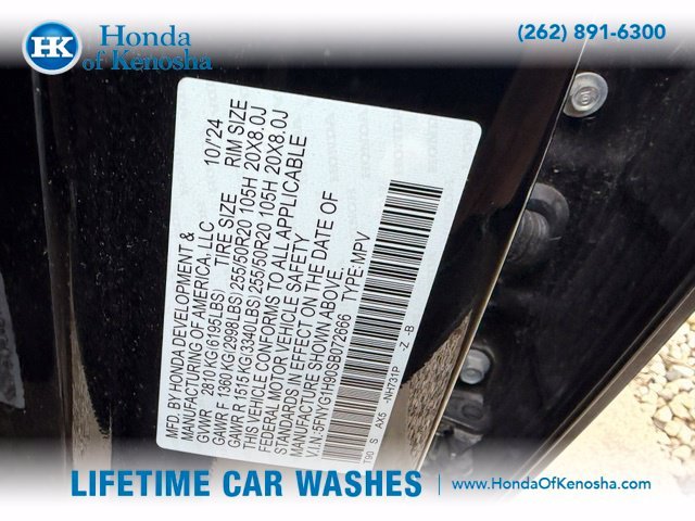 Used 2025 Crystal Black Pearl Honda Black Edition image 4