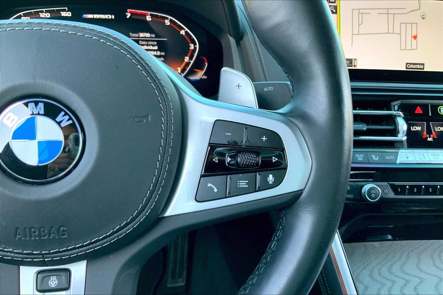 Certified Used 2022 Bluestone Metallic BMW M850i image 25