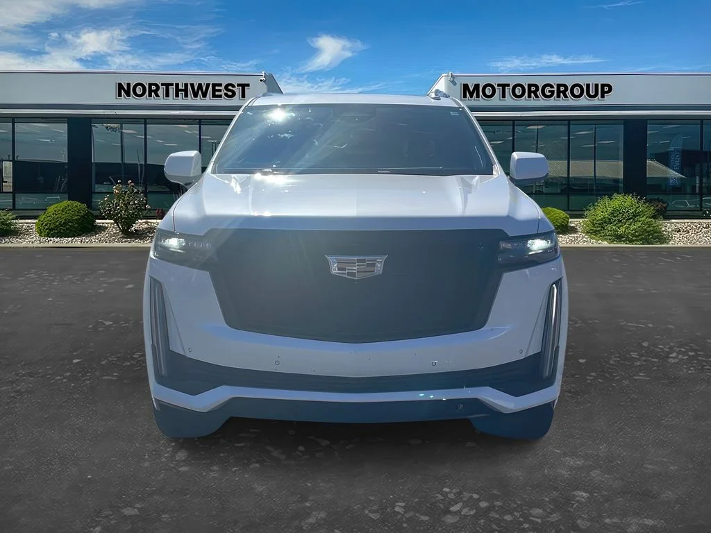 Used 2023 Crystal White Tricoat Cadillac 4WD Sport Platinum image 2