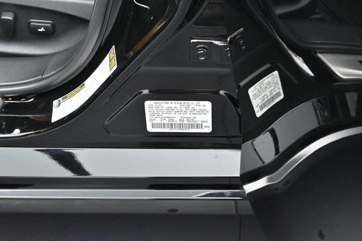 Used 2023 Black Obsidian INFINITI SENSORY image 39