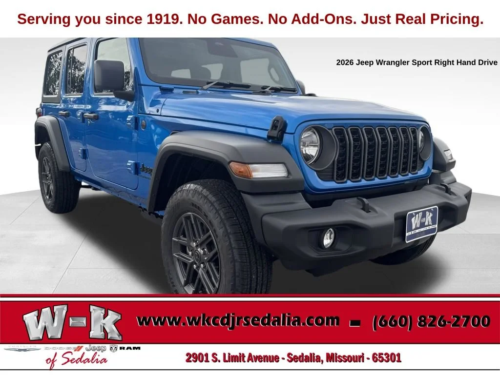 2026 Jeep Wrangler Sport RHD's photo
