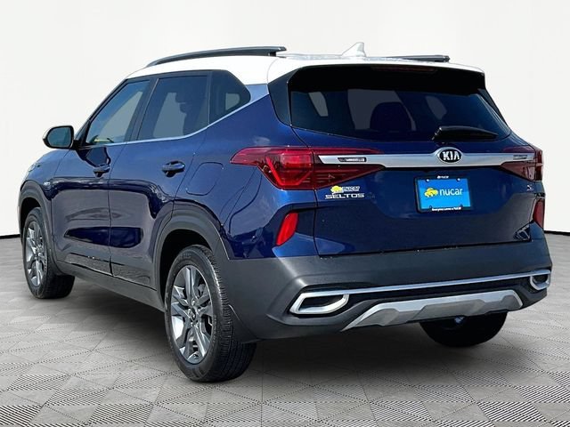 Used 2021 Dark Ocean Blue/w Kia S image 4