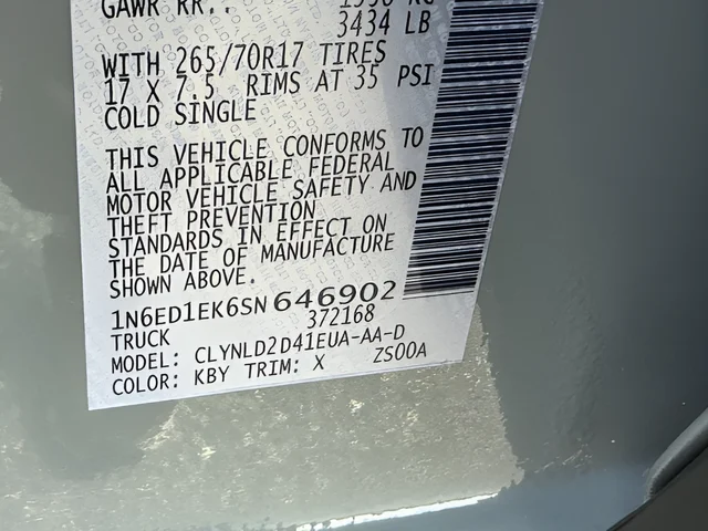 Certified Used 2025 Gray Nissan PRO-4X image 10