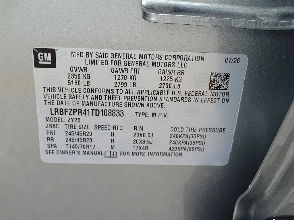 New 2026 Moonstone Gray Metallic Buick Sport Touring image 24