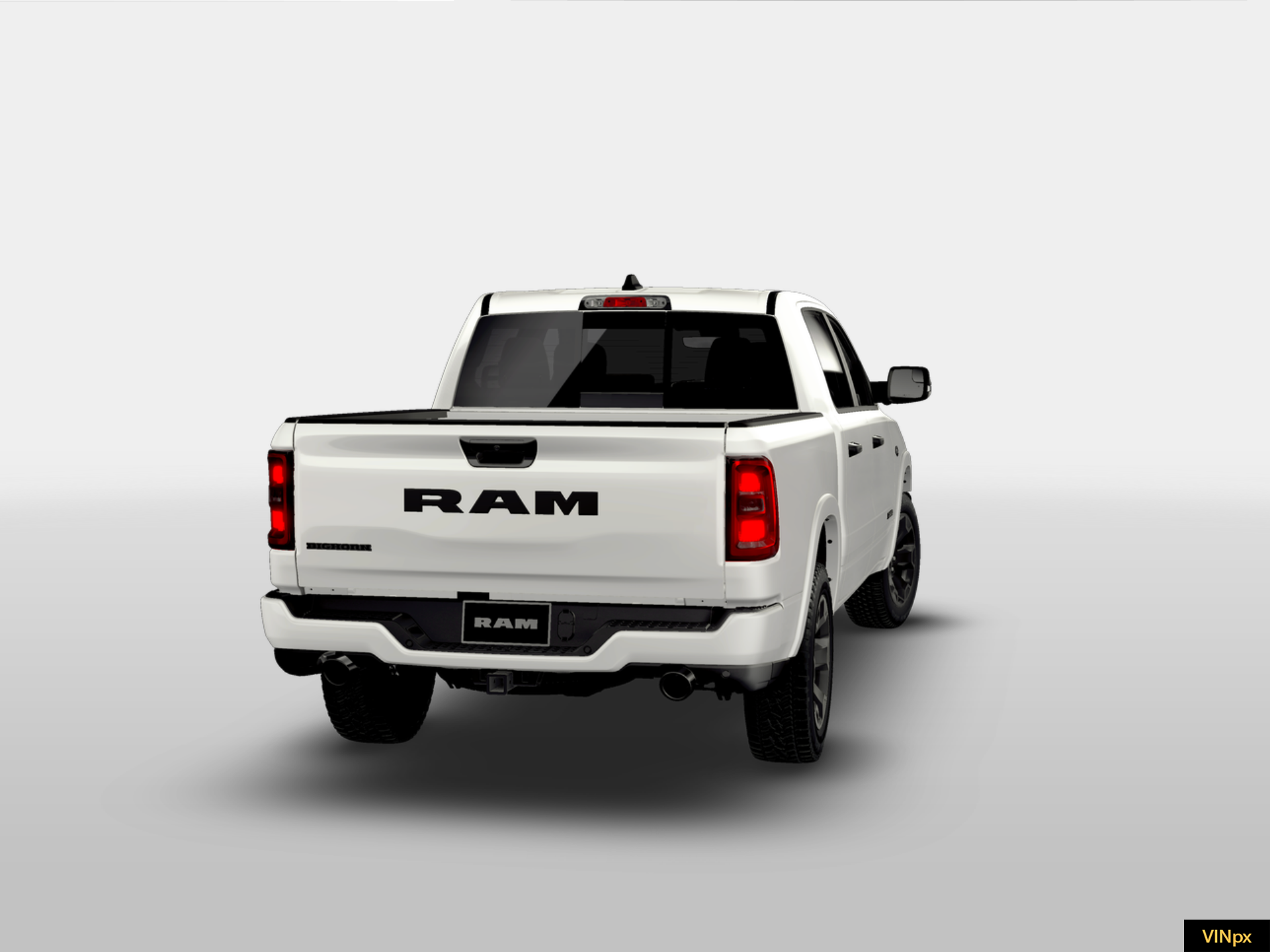 New 2026 Bright White Clear-Coat Exterior Paint RAM BIG HORN image 13