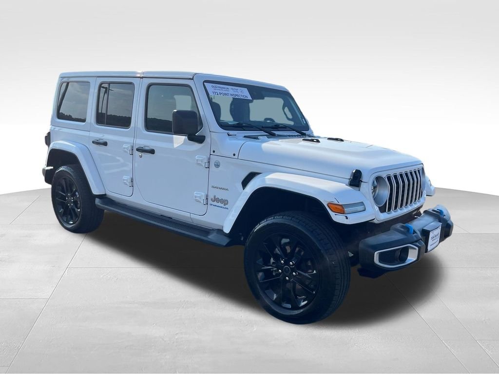 Used 2024 White Jeep Sahara 4xe image 7