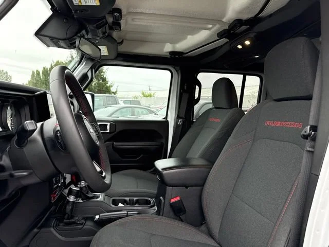 Used 2025 Bright White Clearcoat Jeep Rubicon image 25