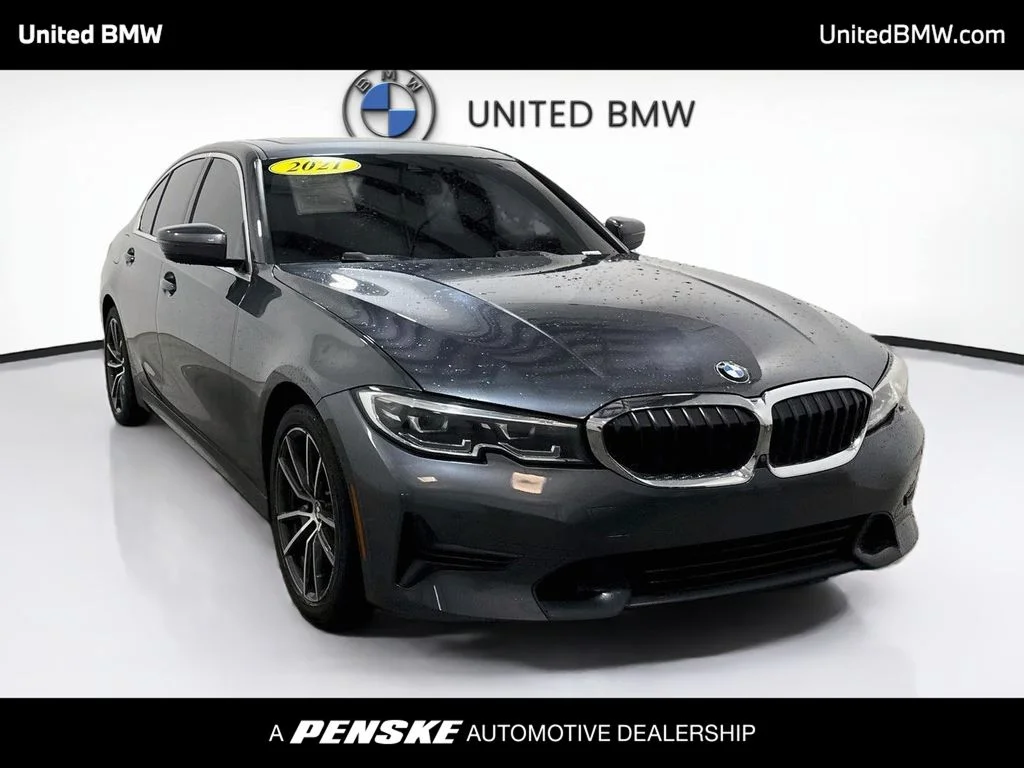 Used 2021 Mineral Grey Metallic BMW 330i image 3