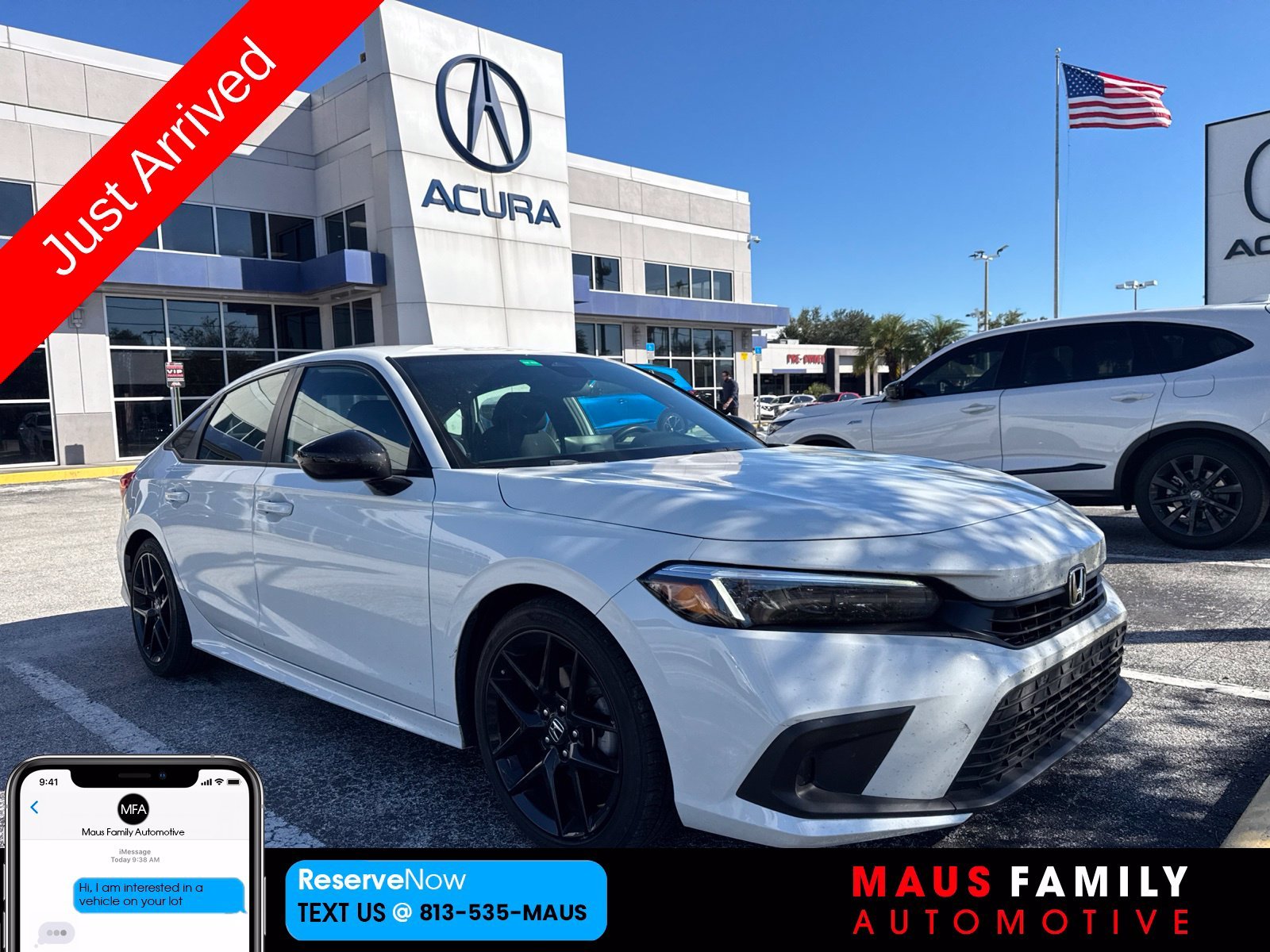 Used 2024 White Honda Sport image 1