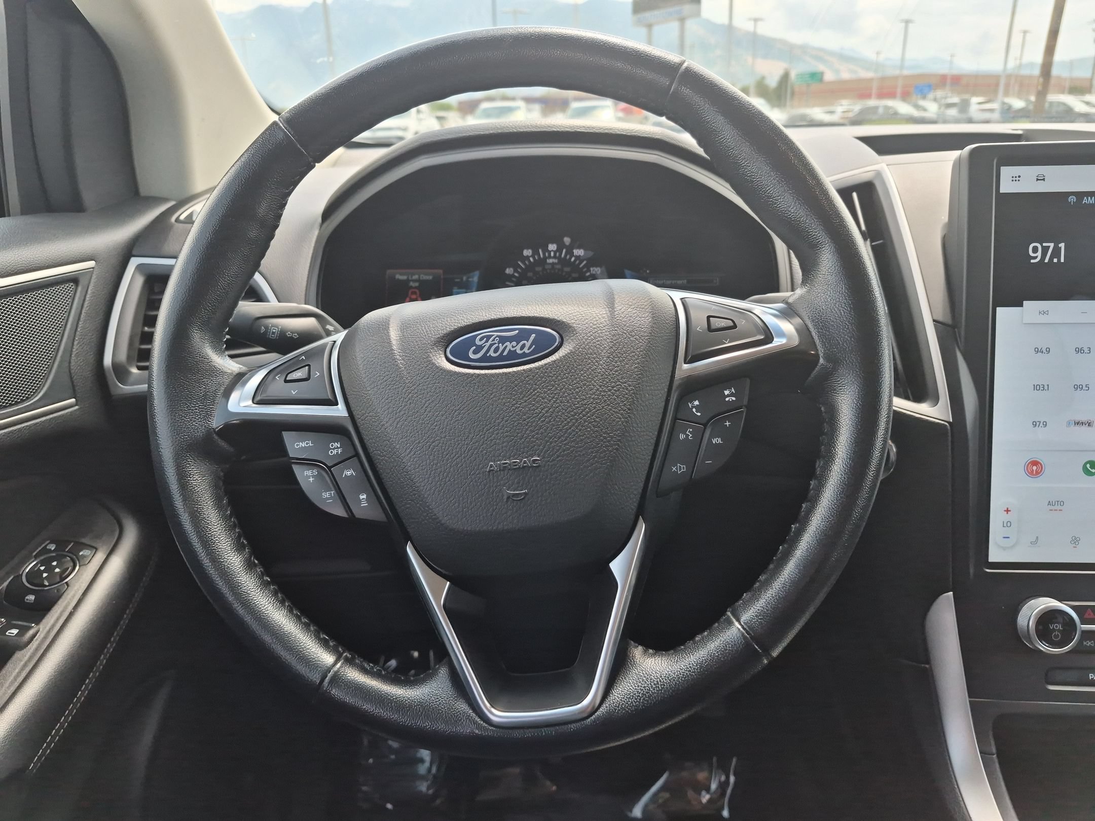 Used 2023 Iconic Silver Metallic Ford SEL image 16