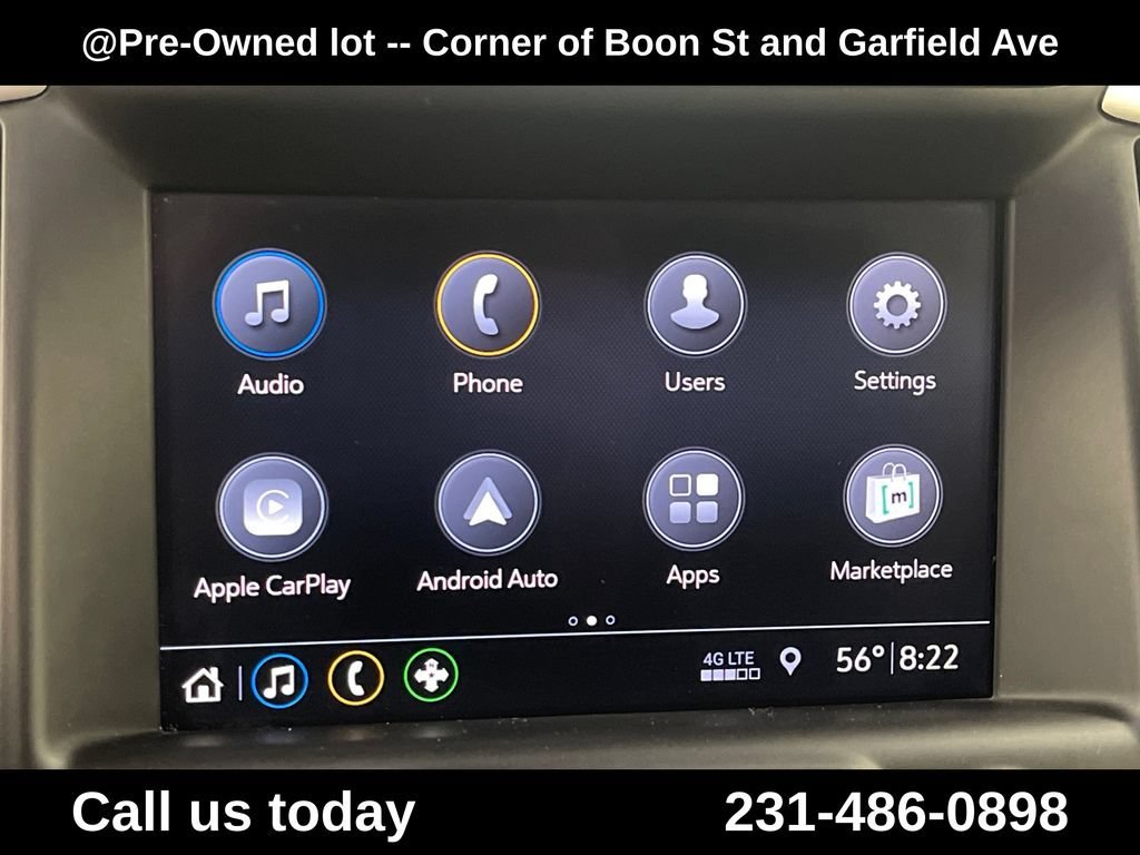 Used 2020 BLUE EMERALD METALLIC GMC SLT image 24