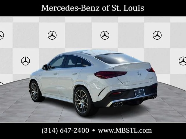 New 2026 MANUFAKTUR Moonlight White Metallic Mercedes-Benz AMG® GLE 53 4MATIC+ Coupe image 3