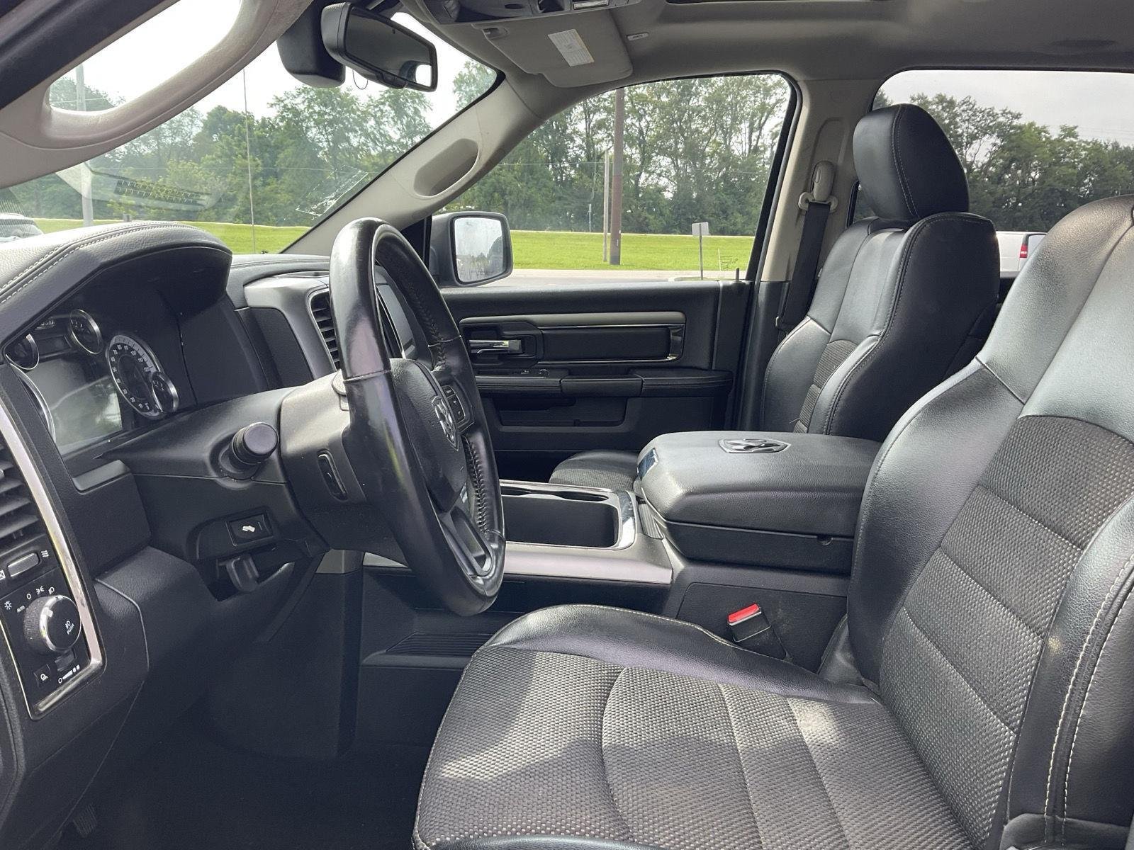 Used 2018 Brilliant Black Crystal Pearlcoat Ram Night image 9