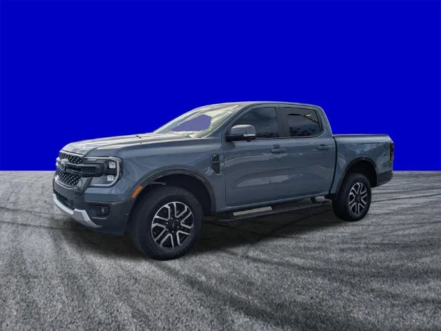 Used 2024 Azure Gray Metallic Ford Lariat image 8
