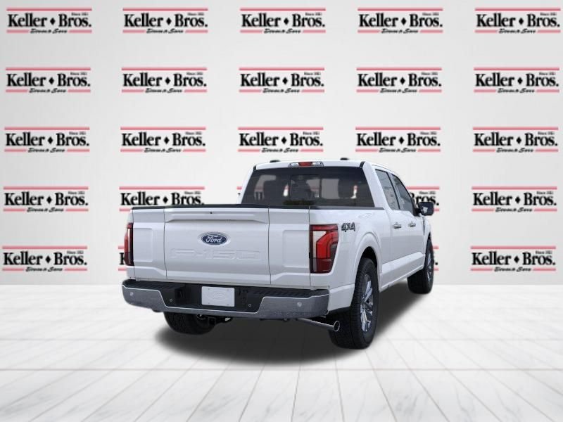 New 2026 Star White Metallic Tri-Coat Ford Lariat image 8
