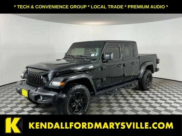 Used 2021 Black Jeep Willys image 1