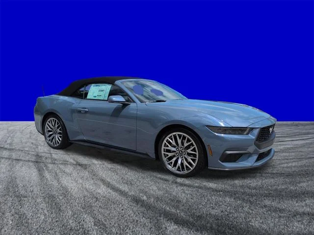 New 2026 Vapor Blue Metallic Ford EcoBoost® Premium Convertible image 2