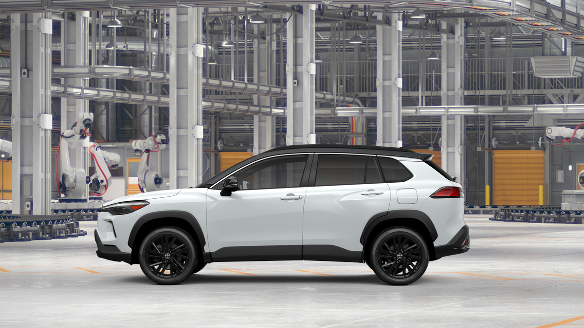 New 2026 Wind Chill Pearl with Jet Black roof Toyota Hybrid XSE image 4
