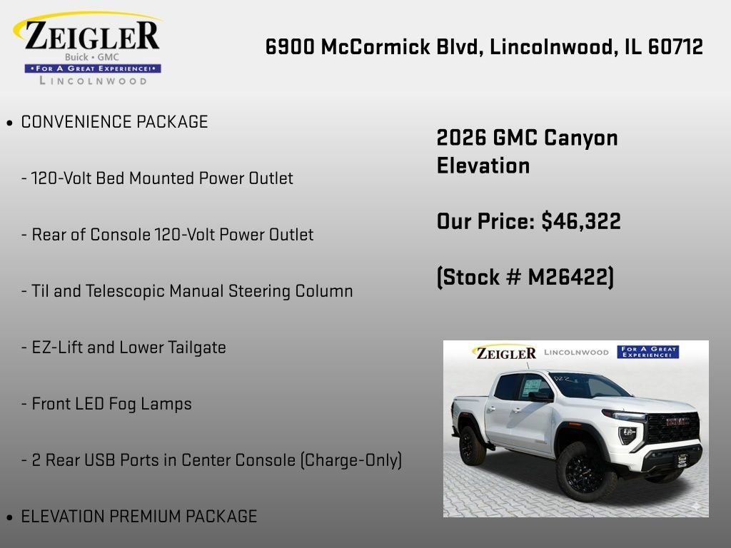 New 2026 Summit White GMC Elevation image 12