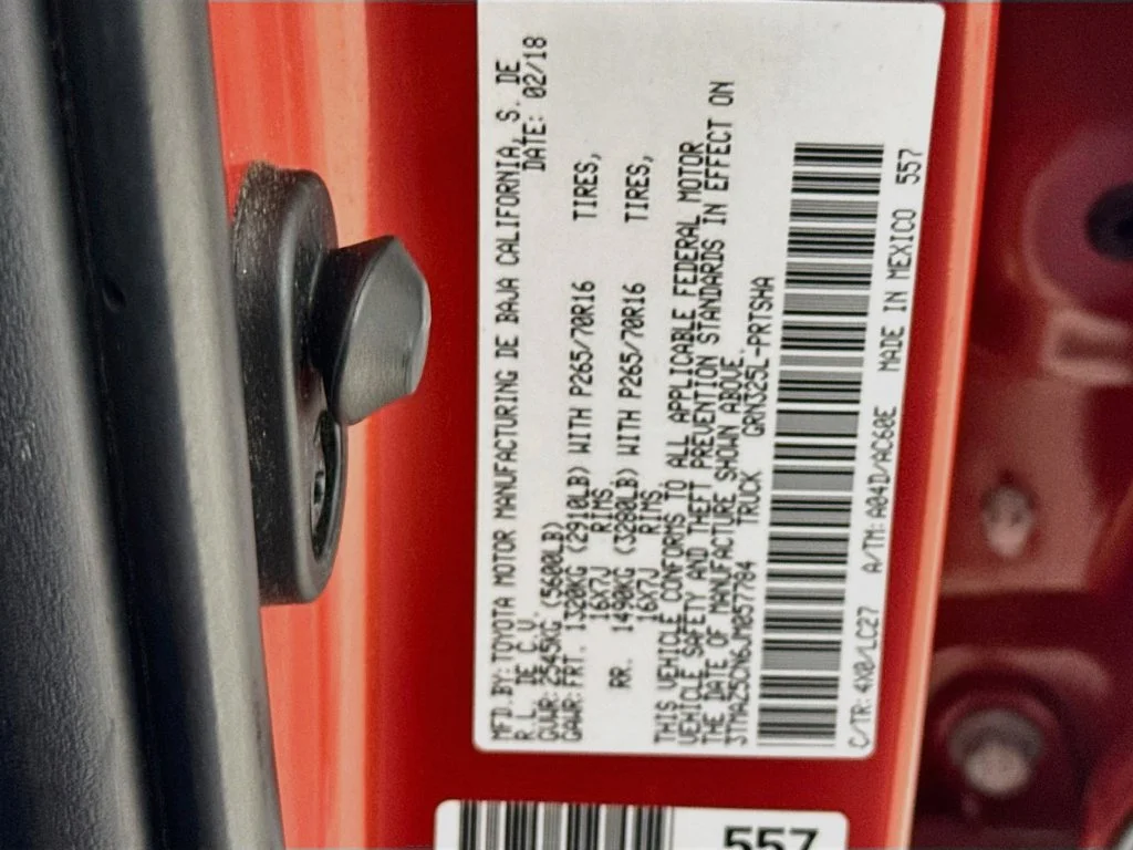 Used 2018 Inferno Red Toyota TRD Off-Road image 39