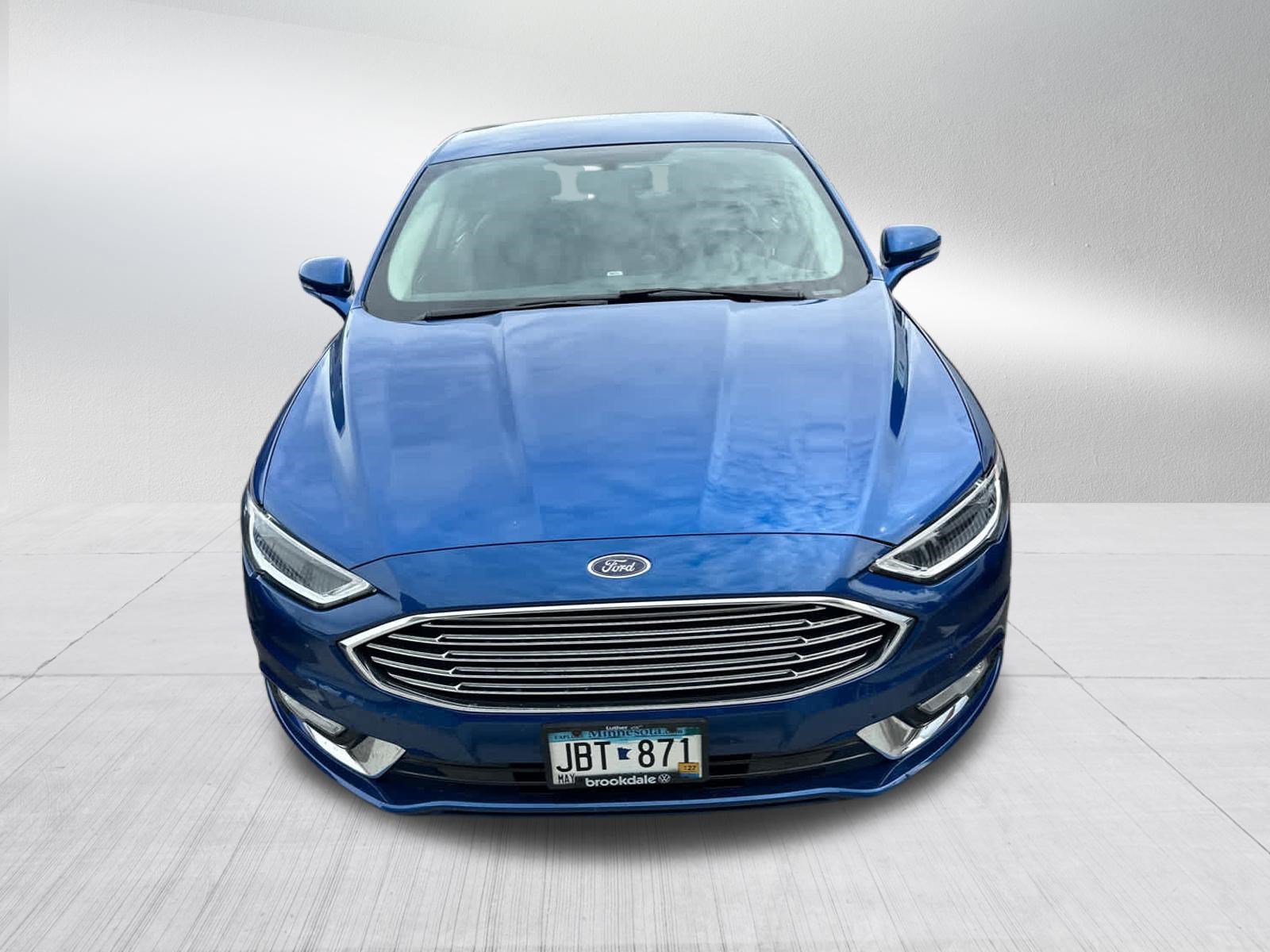 Used 2017 Lightning Blue Metallic Ford Titanium image 2