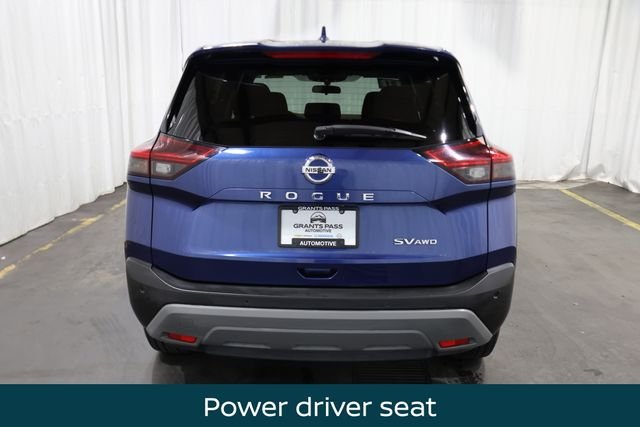 Certified Used 2021 Blue Nissan SV image 4