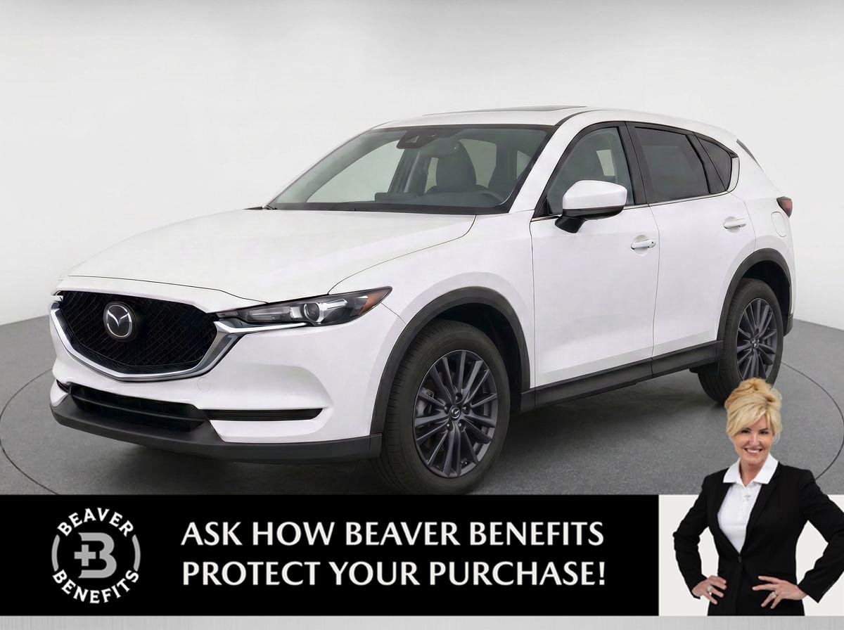 Used 2020 Snowflake White Pearl Mica Mazda Touring image 1