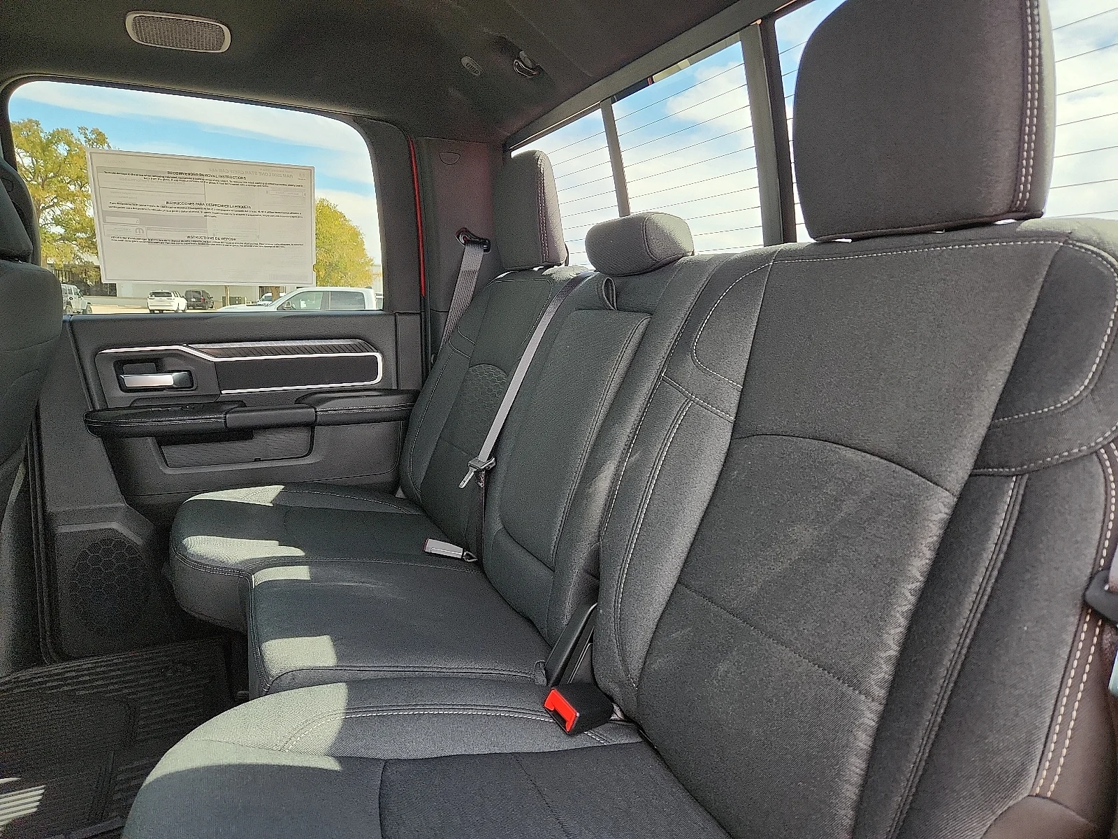 New 2027 Flame Red Clear-Coat  Paint Ram LONE STAR CREW CAB 4X4 6