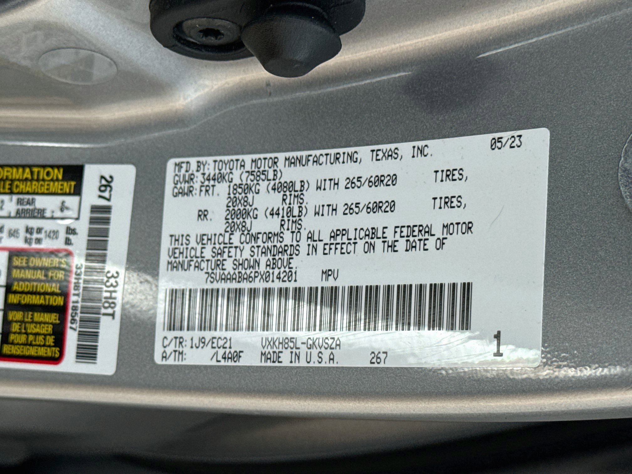 Used 2023 Celestial Silver Metallic Toyota SR5 image 45