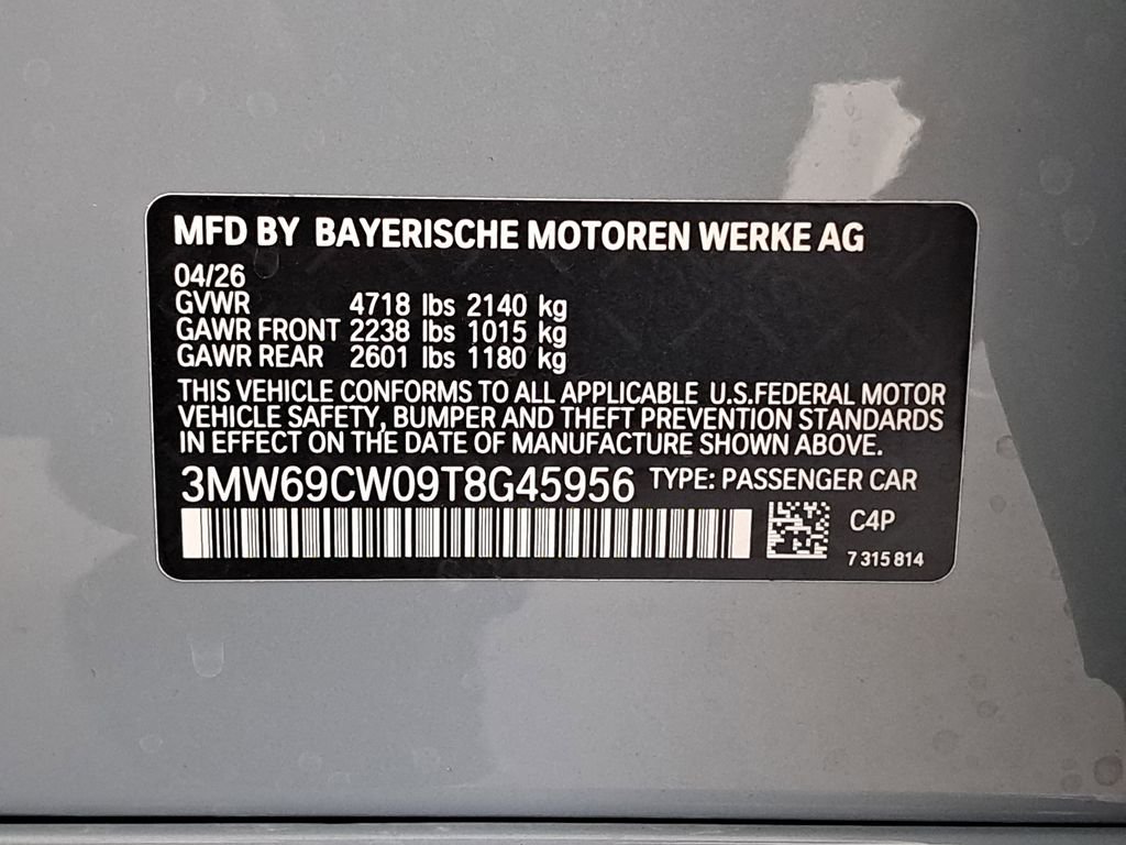 New 2026 Brooklyn Grey Metallic BMW 330i image 23