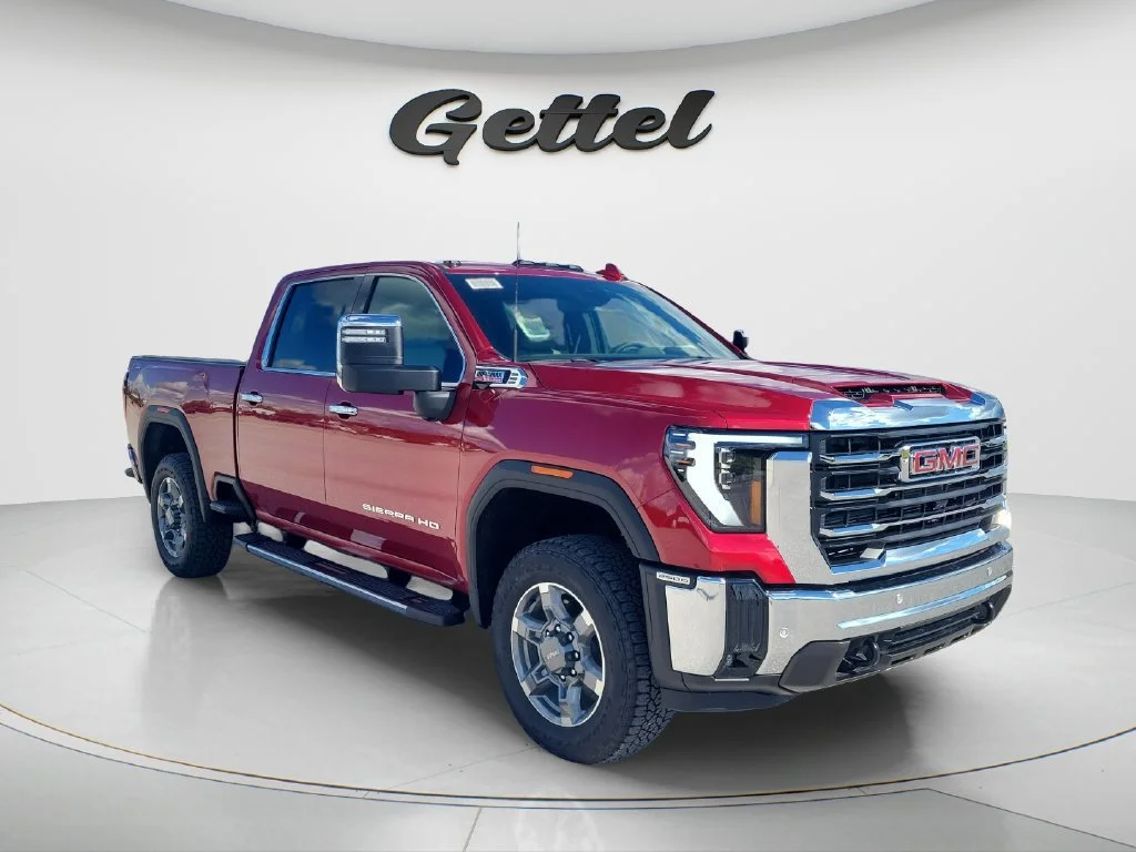 New 2026 Volcanic Red Tintcoat GMC SLT image 3
