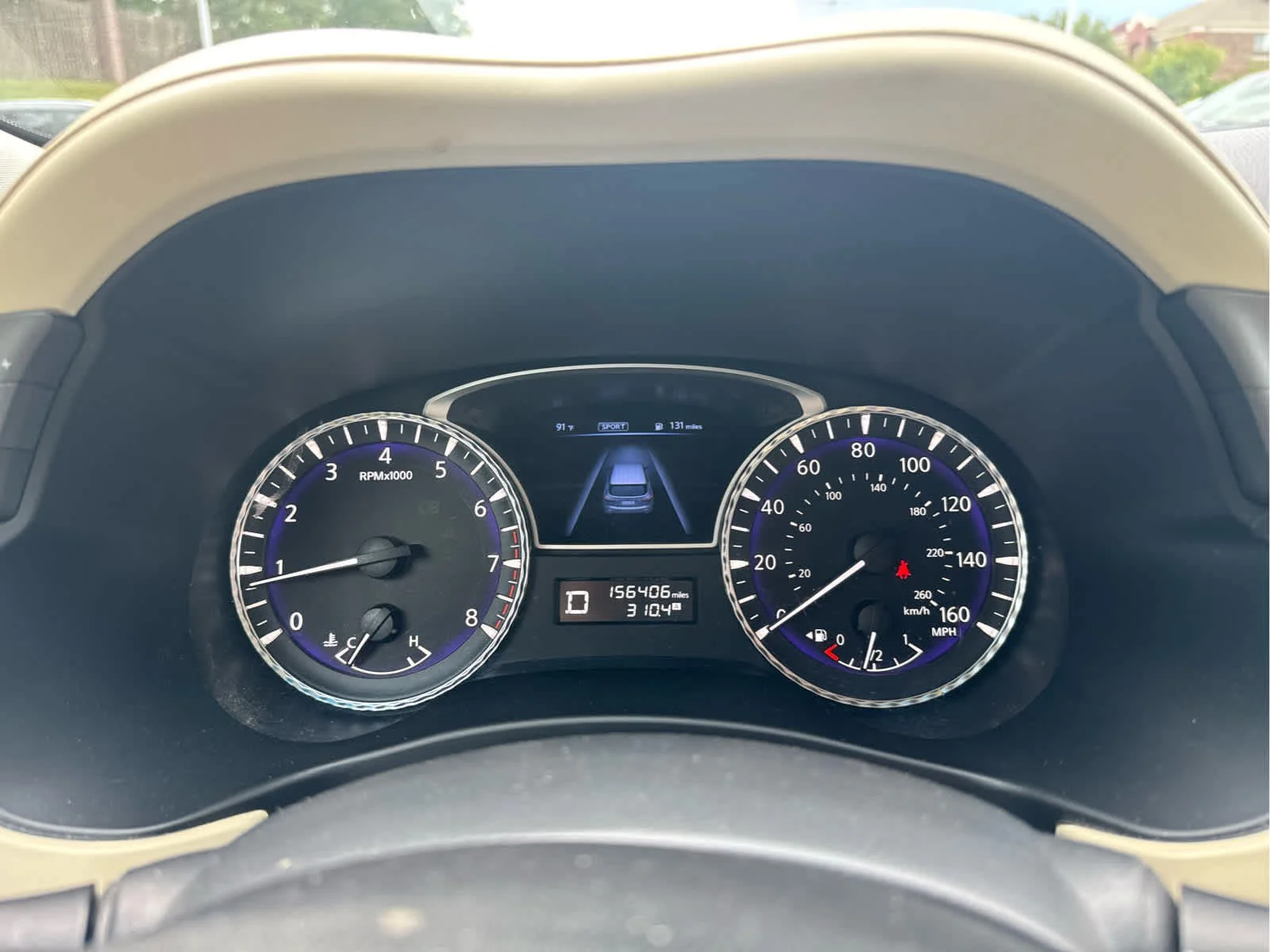 Used 2015 Midnight Garnet INFINITI AWD image 7