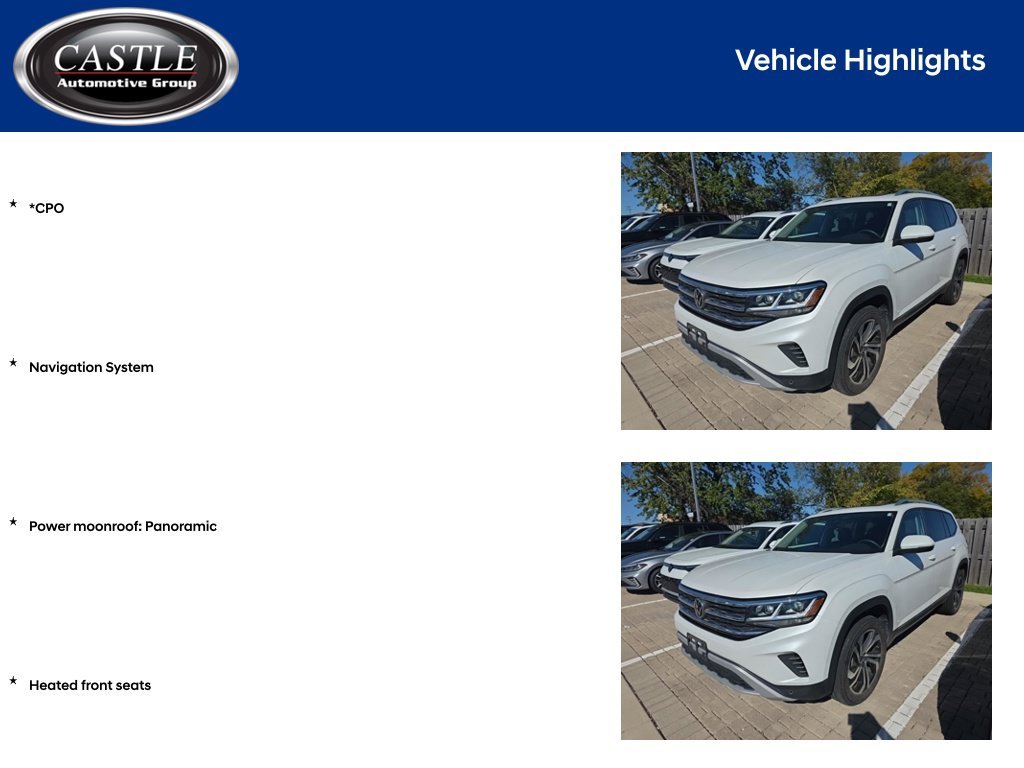 Used 2023 White Volkswagen SEL image 3