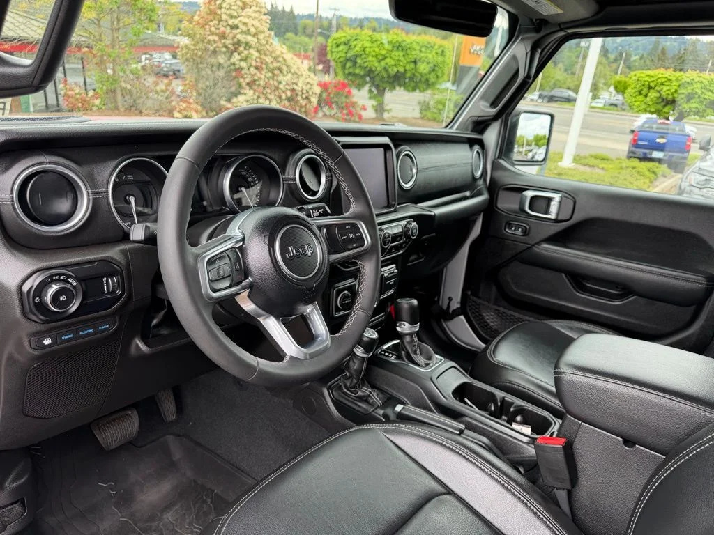 Used 2023 Silver Jeep Sahara 4xe image 14