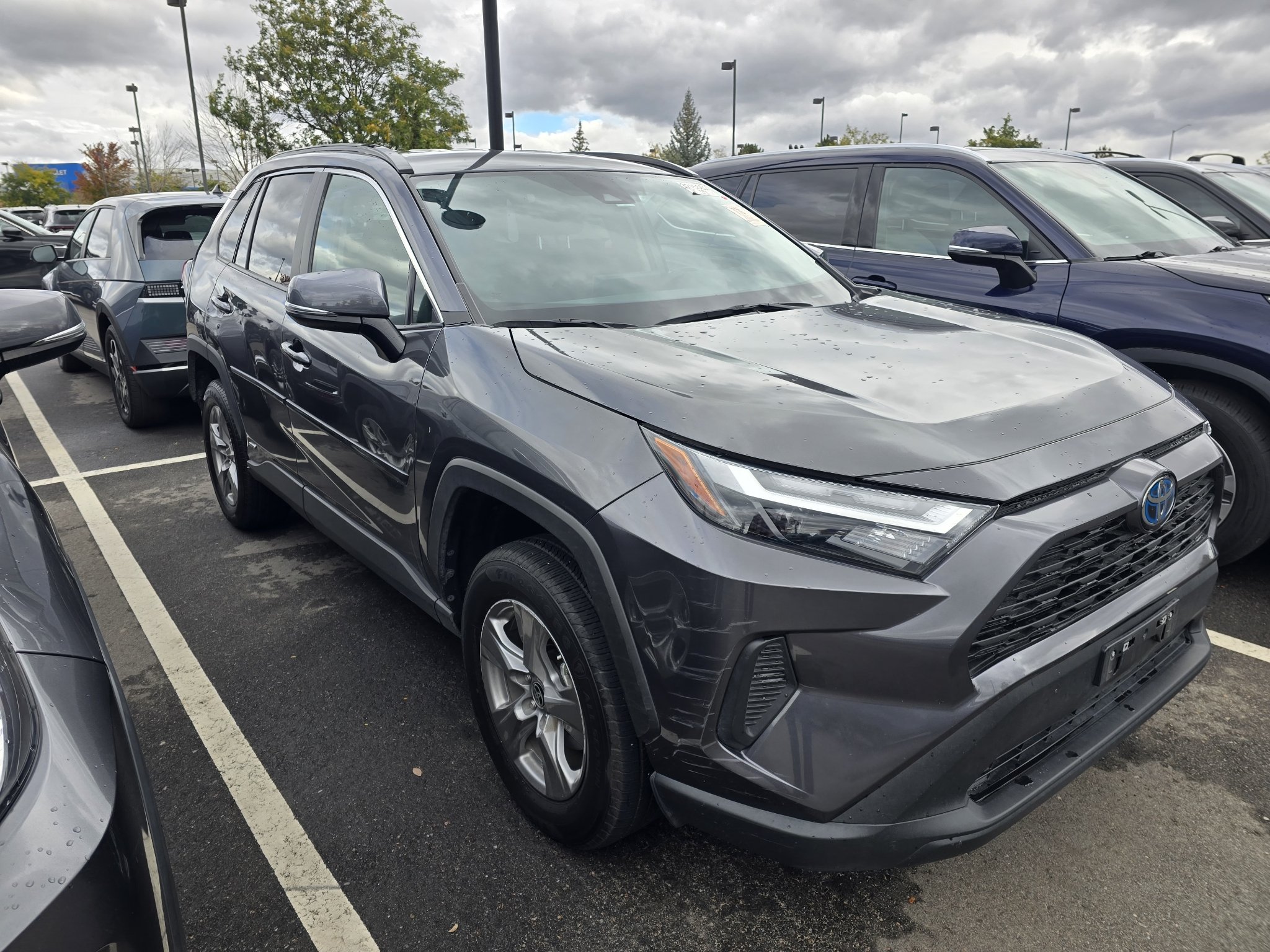 Used 2024 Magnetic Gray Metallic Toyota Hybrid LE image 5