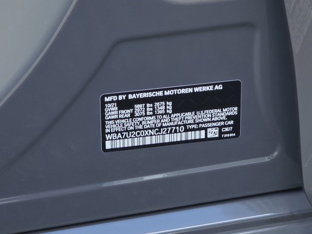 Used 2022 Gray BMW 750i xDrive image 35