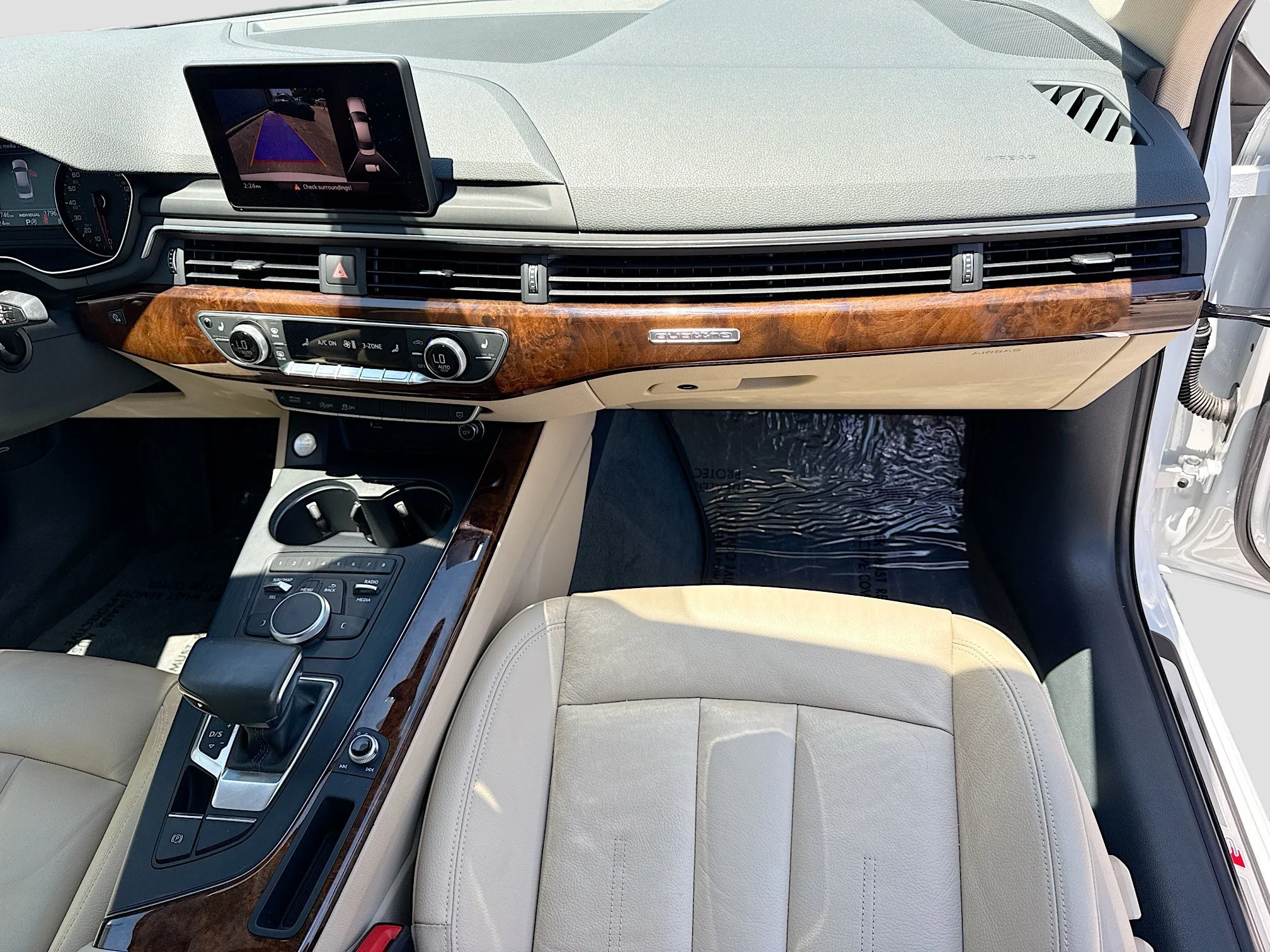 Used 2019 Glacier White Metallic Audi Premium image 16
