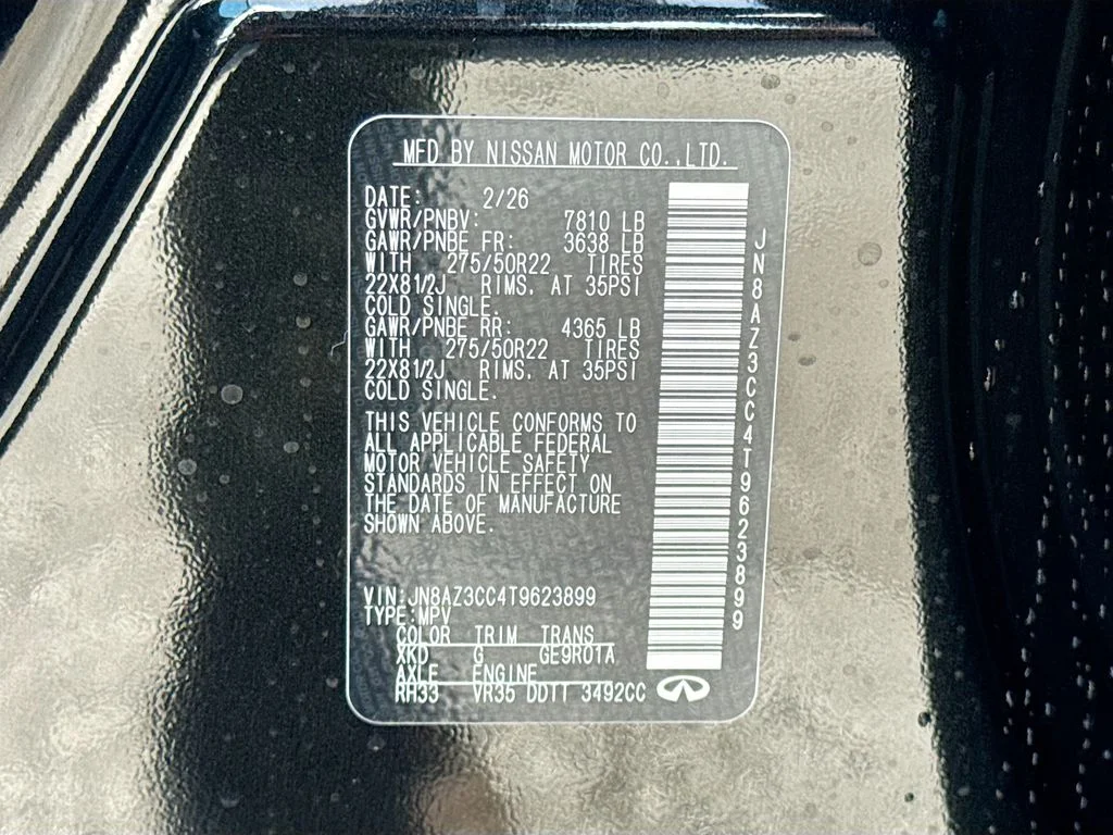 New 2026 2T MINERAL BLAC INFINITI Autograph 4WD image 36